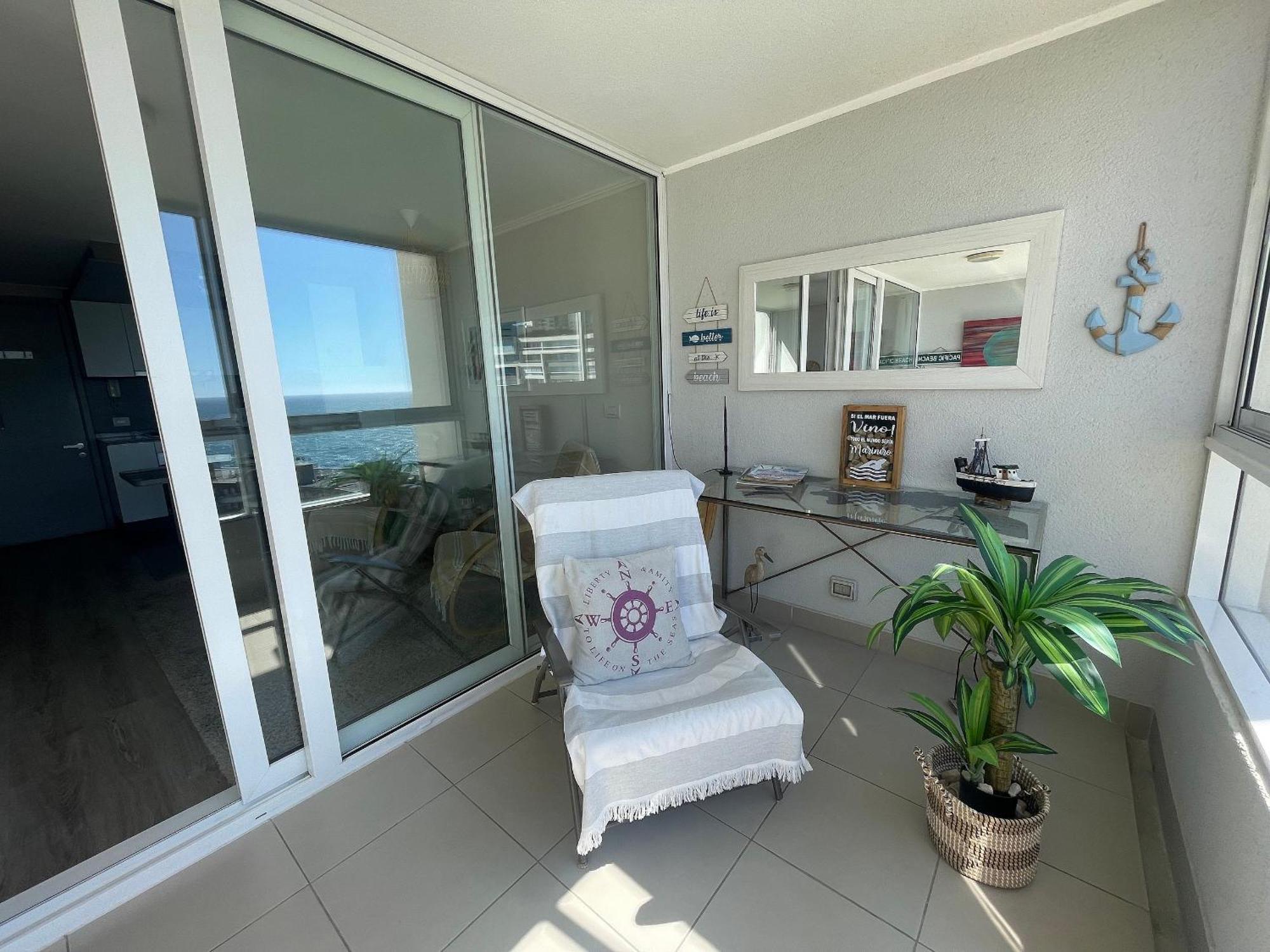 Apartamento Increible Y Luminoso Depto. Con Vista Al Mar Concón